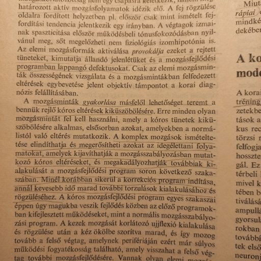 Fejlődésneurológia, neurohabilitáció