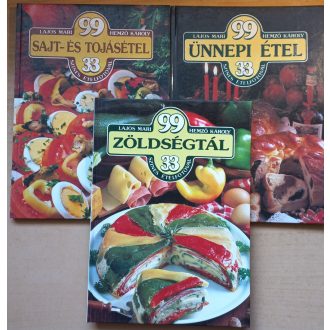 99 étel – 33 színes ételfotóval sorozat 3 kötete