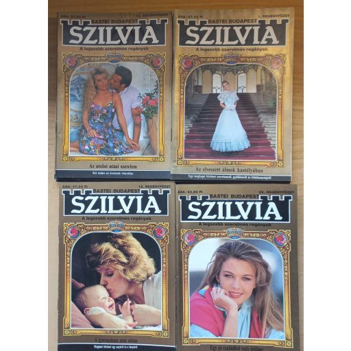 Szilvia szerelmes regényfüzet-sorozat 