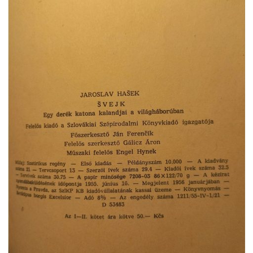 Švejk I-II.